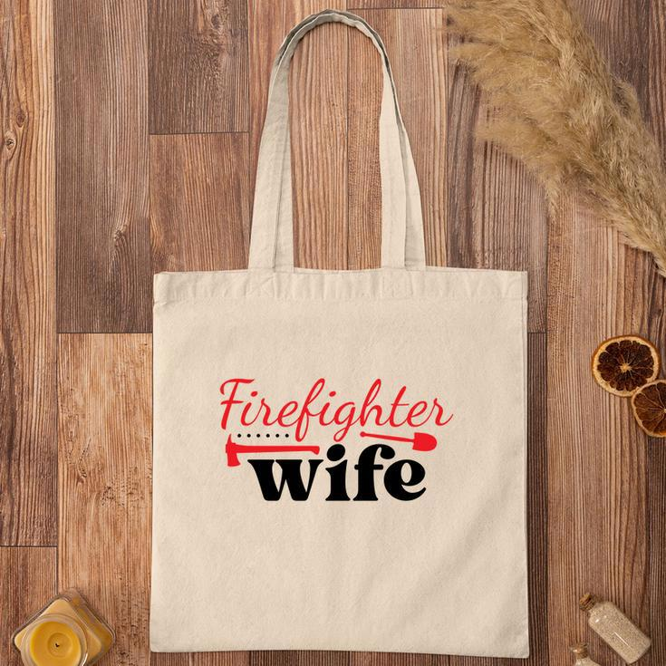 Firefighter Wife Red Firefighter Graphic Meaningful Tote Bag