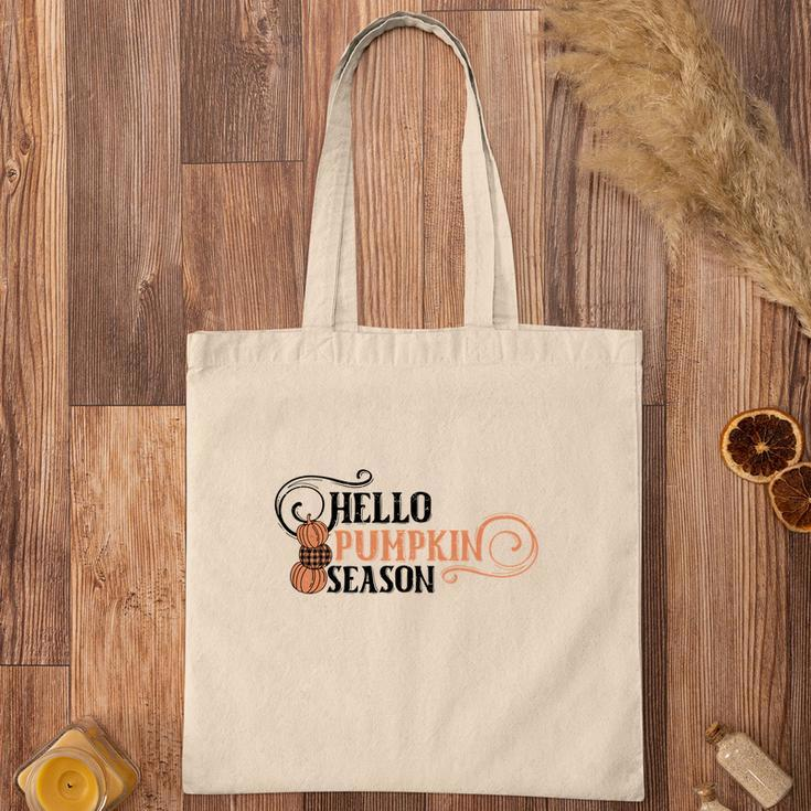 Hello Pumpkin Season Hello Fall Tote Bag