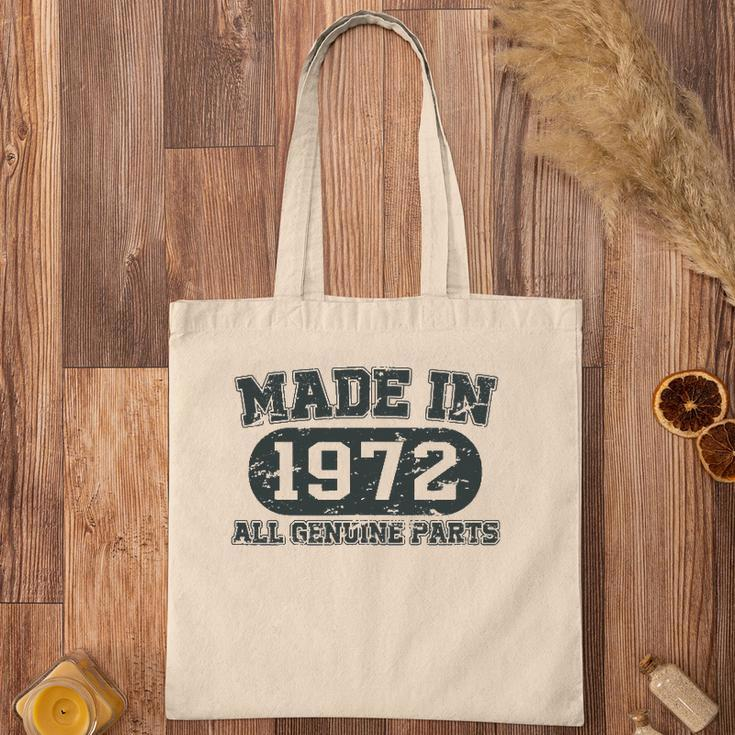 Made In 1972 50 Years Old Bday Men Women 50 Birthday Tote Bag