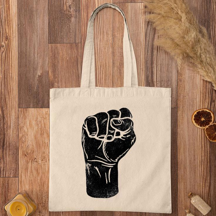 Power Fist Black History Pride Black Lives Matter Africa Tote Bag