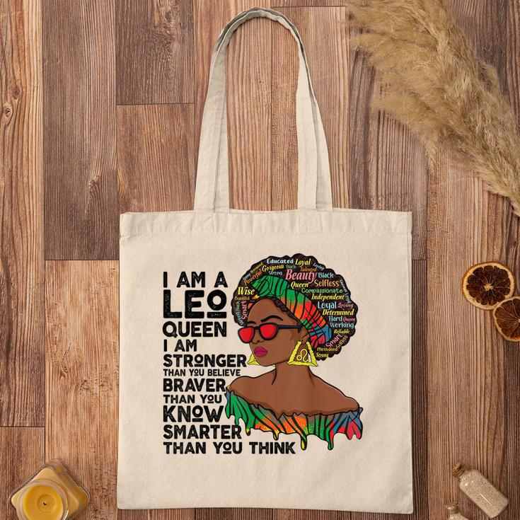 Proud Afro Leo Queen July August Birthday Leo Zodiac Sign Tote Bag