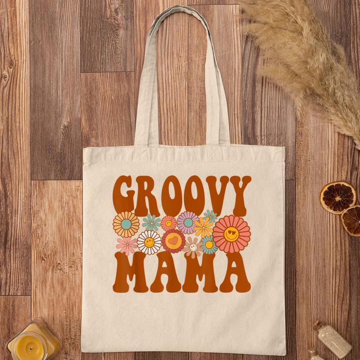 Retro Groovy Mama Matching Family 1St Birthday Party Tote Bag