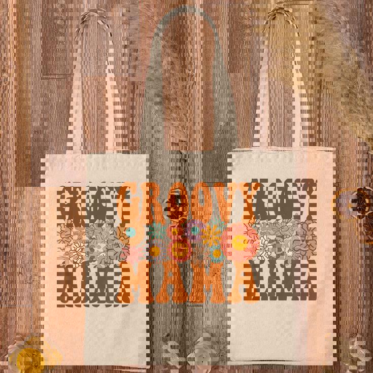 Retro Groovy Mama Matching Family 1St Birthday Party Tote Bag