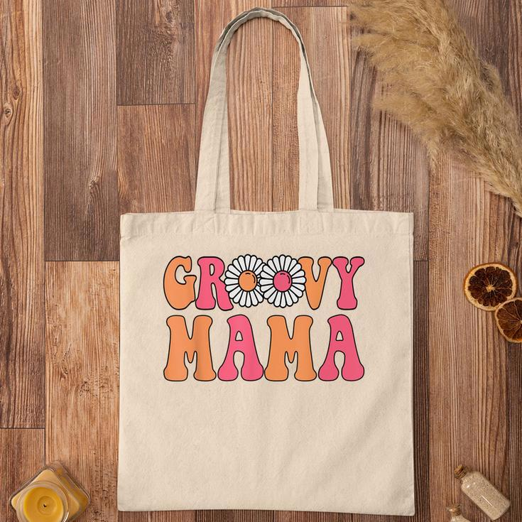 Retro Groovy Mama Matching Family 1St Birthday Party V2 Tote Bag