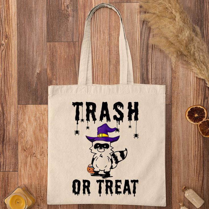 Trash Or Treat Funny Trash Panda Witch Hat Halloween Costume Tote Bag
