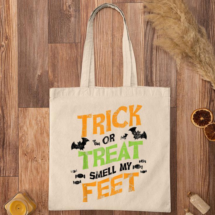Trick Or Treat Smell My Feet Funny Kids Halloween Gift Tote Bag