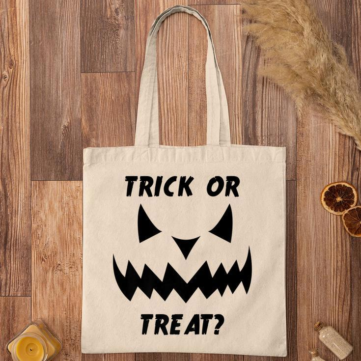 Trick Or Treat With A Jack O Lantern Pumpkin Halloween Tote Bag