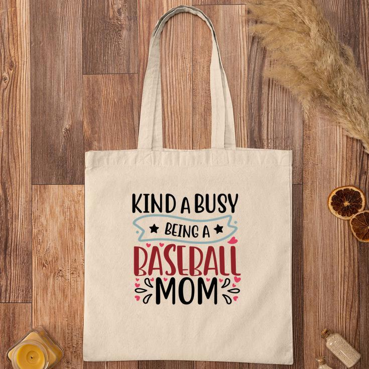 Womens Kinda Busy Being A Baseball Mom Tote Bag