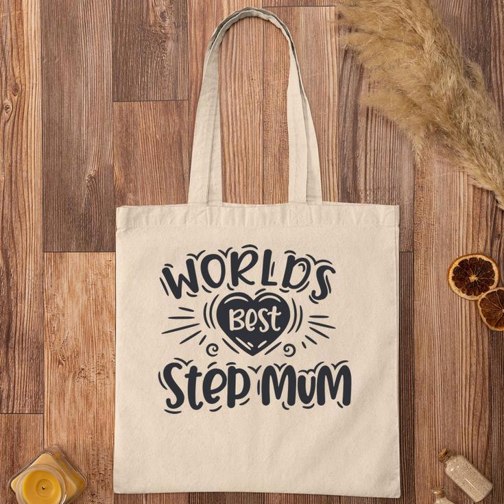 Worlds Best Step Mum Happy Mothers Day Gifts Stepmom Tote Bag