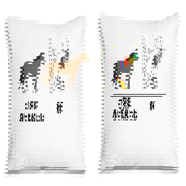 40Th Birthday Unicorn Funny 40 Years Old Other Me Women Pillow