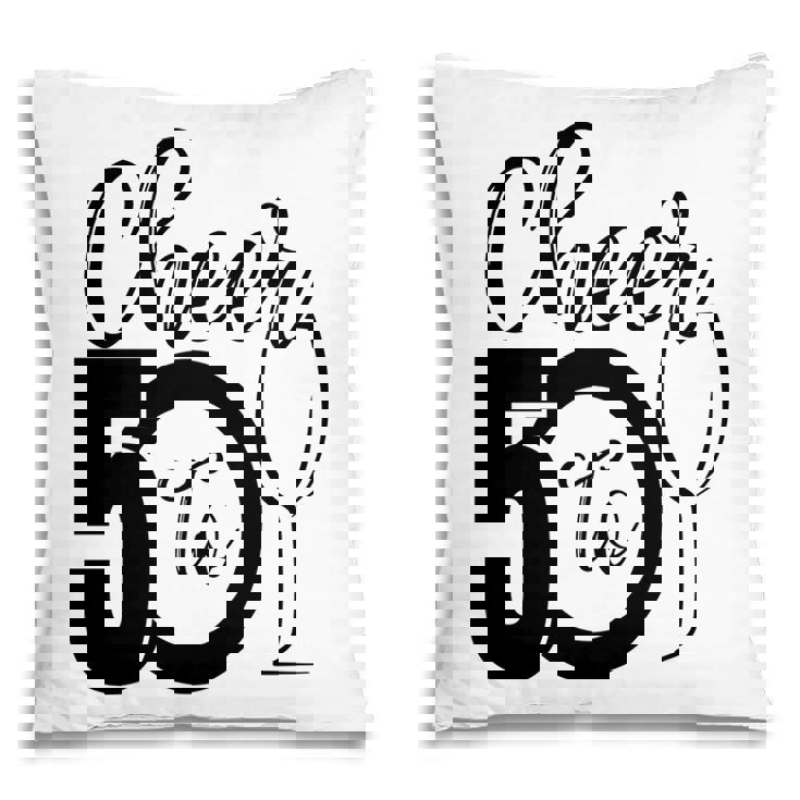 50Th Birthday Gift Cheer To 50 Birthday Party Pillow