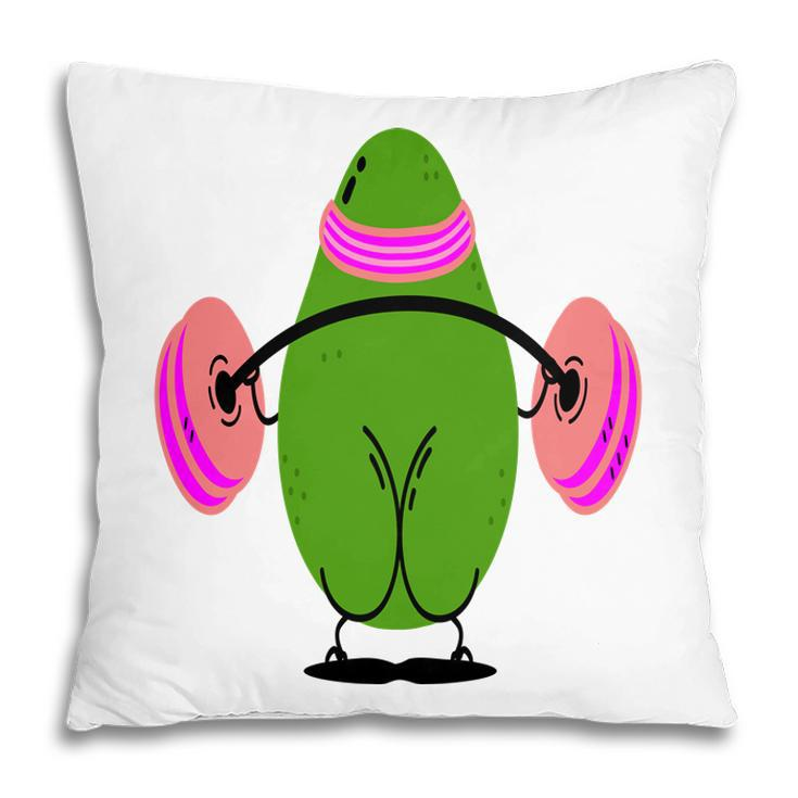 Avocado Wrestling Cute Funny Gyms Man Pillow