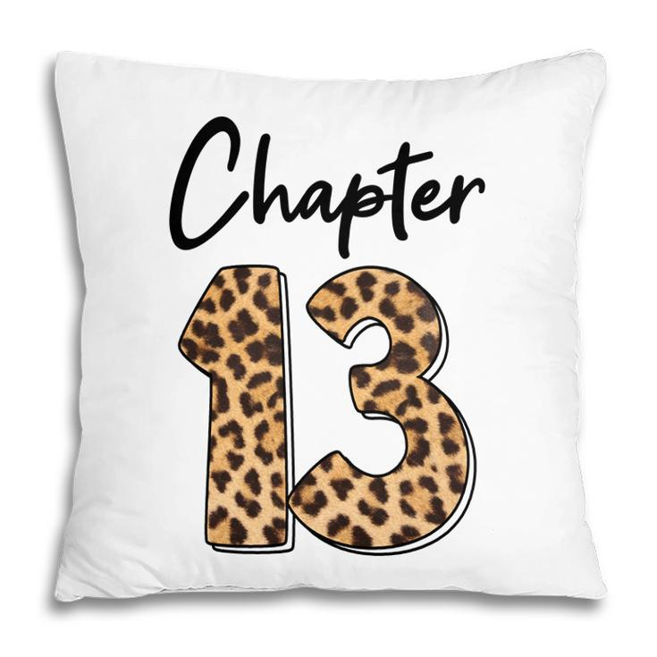 Chapter 13 Leopard 13Th Birthday Great  Art Pillow
