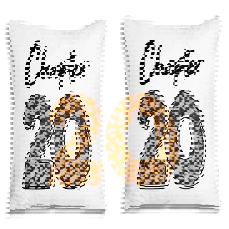 Chapter 20 Leopard Since 2002 Is Fabulous 20Th Birthday Pillow