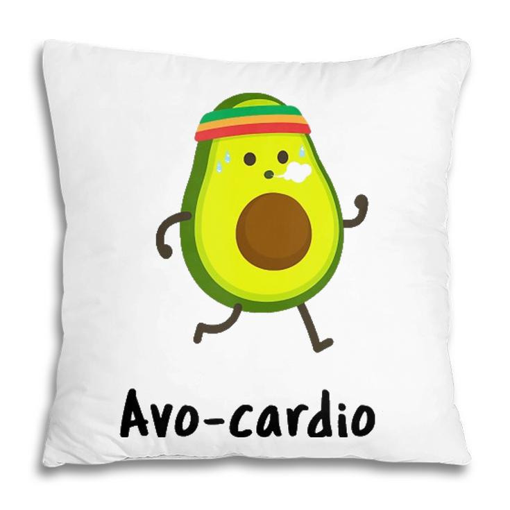 Cinco De Mayo Avo Cardio Funny Workout Jogging Running Pun  Pillow