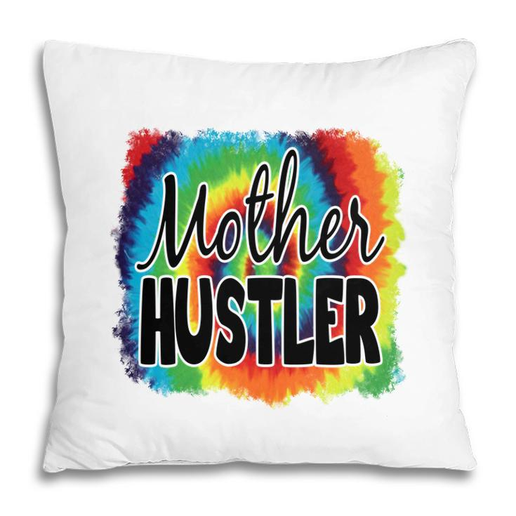 Color Mother Hustler Vintage Mothers Day Pillow