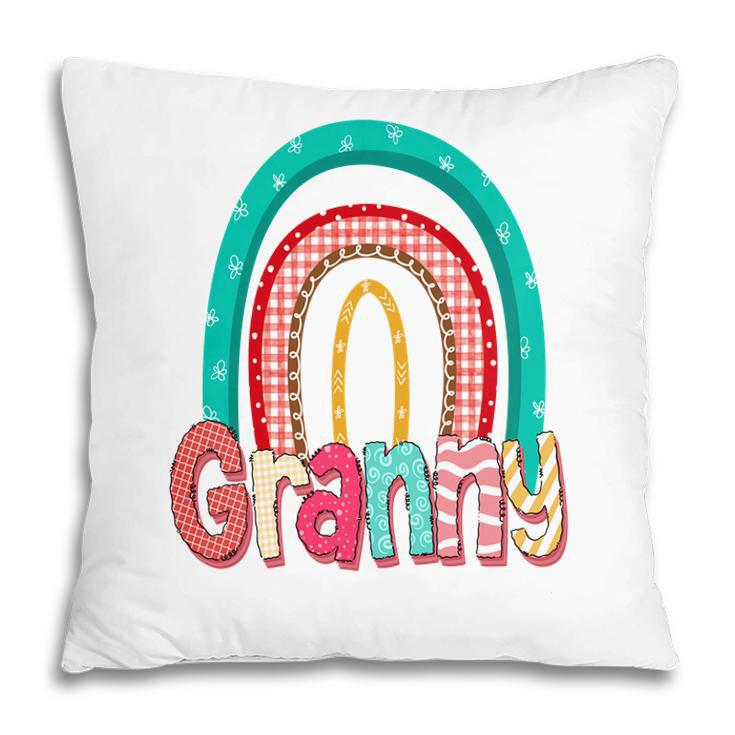Colorful Rainbow For Granny From Daughter With Love Grandma New Pillow