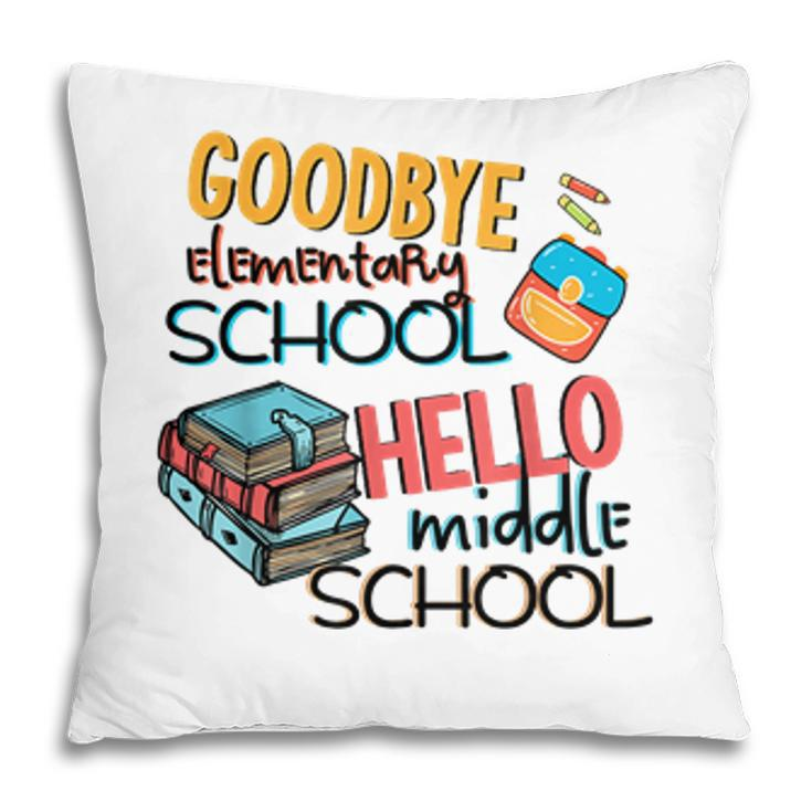 Elementary School End Of Year Graduation Middle  Pillow
