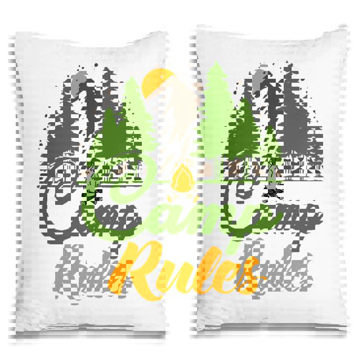Explore Travel Lover Makes Camp Rules For Them Pillow