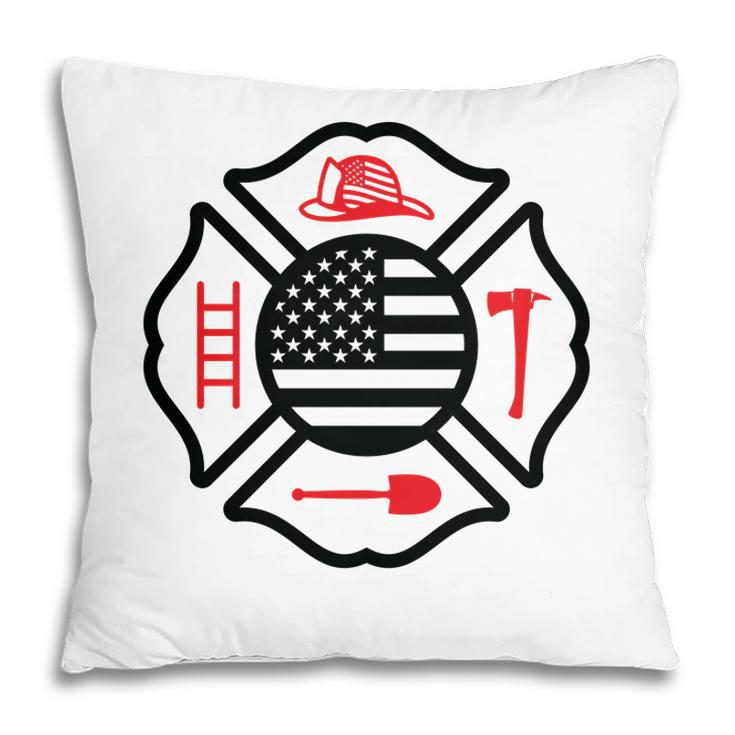 Firefighter Usa Flag Good Gift For Firefighter Pillow