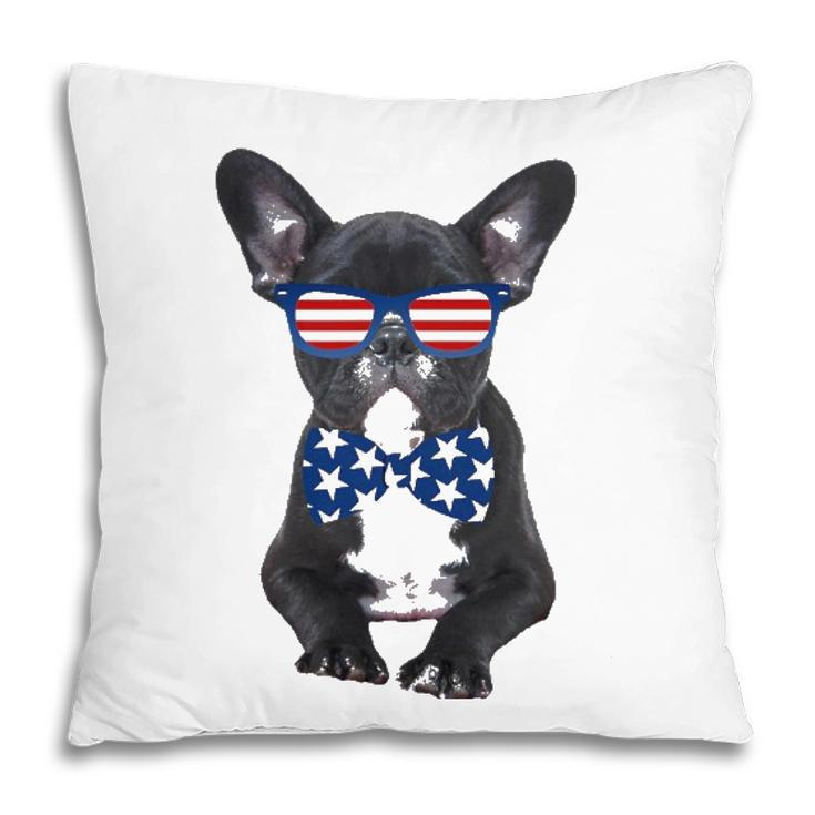 Funny French Bulldog 4Th Of July Patriotic Usa Pillow