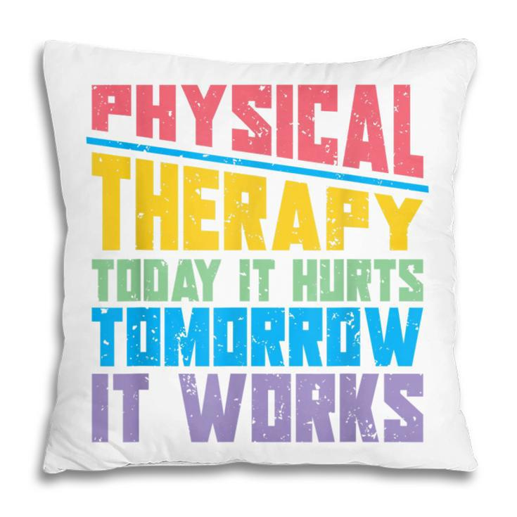 Funny Pt Therapist Pta Physiotherapy Physical Therapy  Pillow