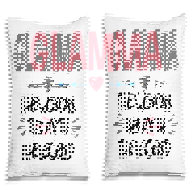 Glamma Grandma Gift   Glamma The Woman The Myth The Legend Pillow