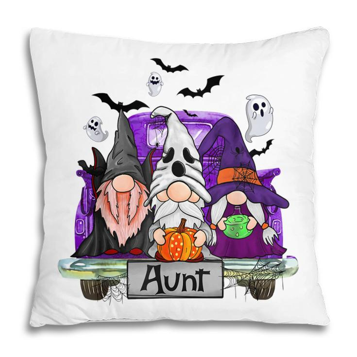 Gnomes Witch Truck Aunt Funny Halloween Costume  Pillow