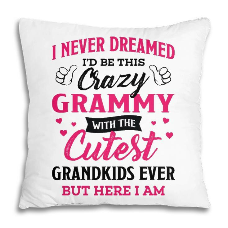 Grammy Grandma Gift   I Never Dreamed I’D Be This Crazy Grammy Pillow