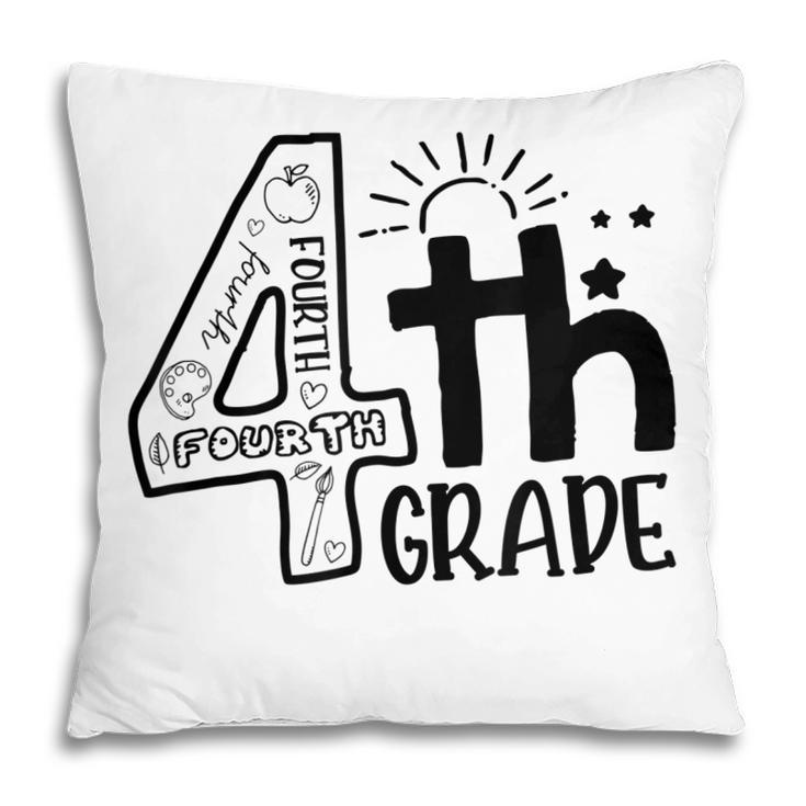 Hello 4Th Grade Teacher Boys And Team Fourth Grade Girls  V2 Pillow