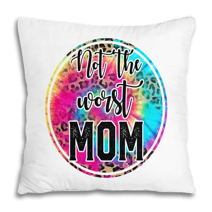 Honestly I_M Not The Worst Mom Vintage Mothers Day Pillow