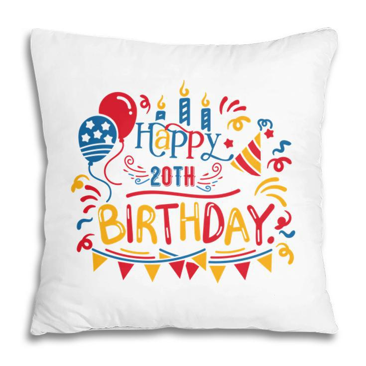 I Have Many Big Gifts In My Birthday Event  And Happy 20Th Birthday Since I Was Born In 2002 Pillow