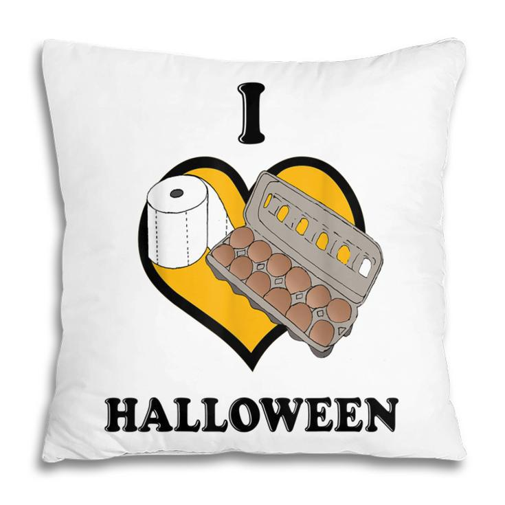I Love Halloween Funny Meme Instant Costume Quarantine  Pillow