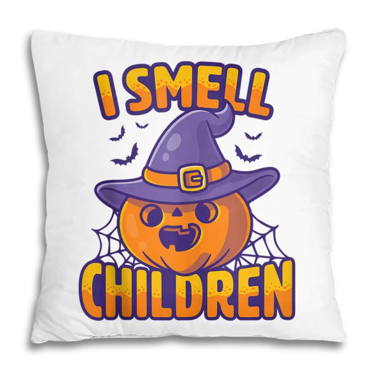 I Smell Children Funny Dad Mom Teacher Halloween Costume  V3 Pillow
