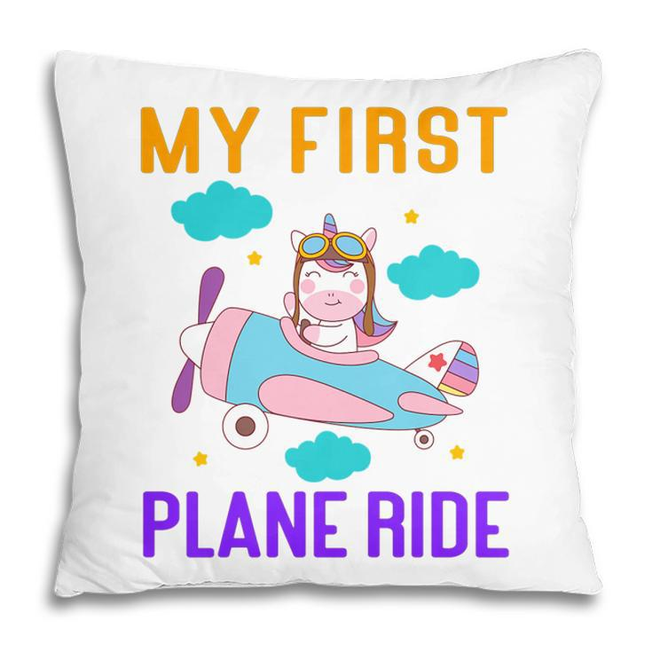 Kids First Time Flying My First Airplane Ride  Boys Girls   Pillow