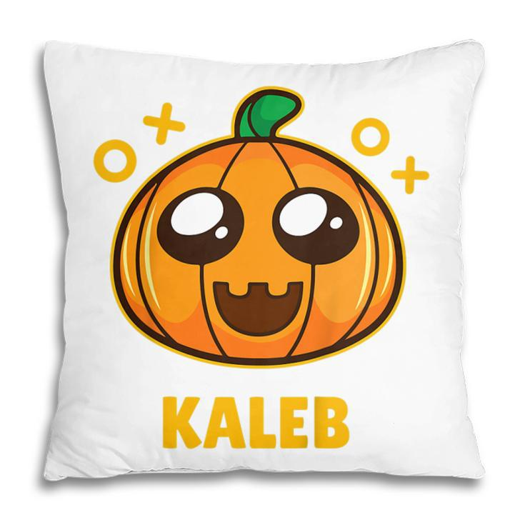 Kids Kaleb Kids Pumpkin Halloween  Pillow