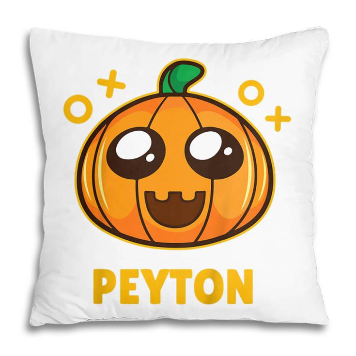 Kids Peyton Kids Pumpkin Halloween Pillow