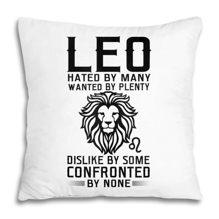 Lion Graphic Art July August Birthday Gifts Leo Zodiac Sign  Pillow