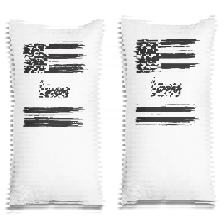 Lucero - Personalized Name Stars And Stripes Usa Flag Pillow