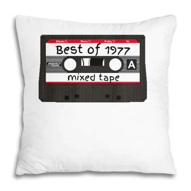 Mixed Tape Happy Birthday 1977 44 Years Old Pillow