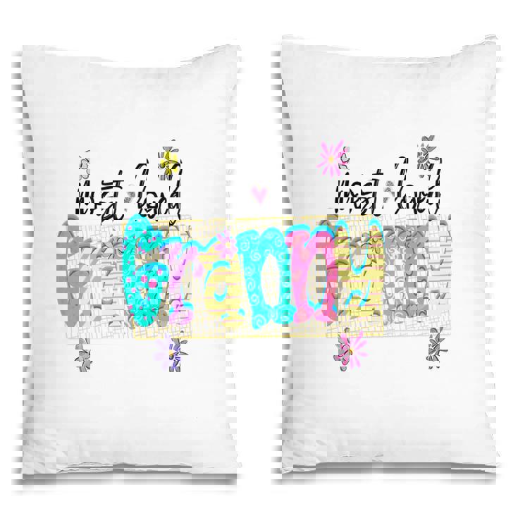 Most Loved Granny In The World From Daughter With Love Grandma New Pillow