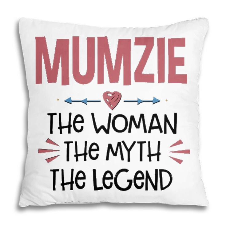 Mumzie Grandma Gift   Mumzie The Woman The Myth The Legend Pillow