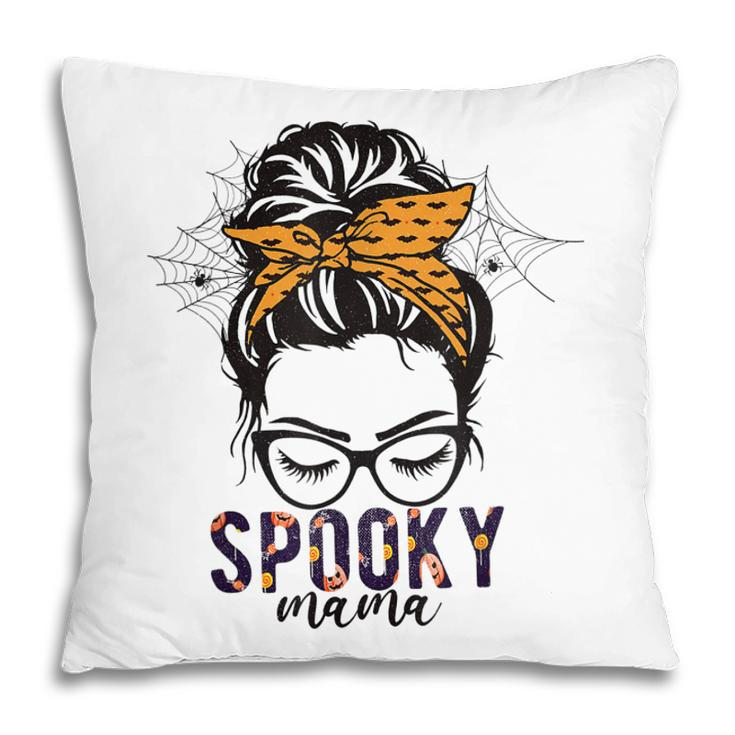 One Spooky Mama  Spooky Mom Funny Mom Halloween  Pillow