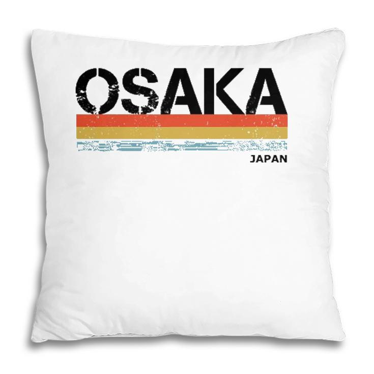 Osaka Vintage Retro Stripes Pillow