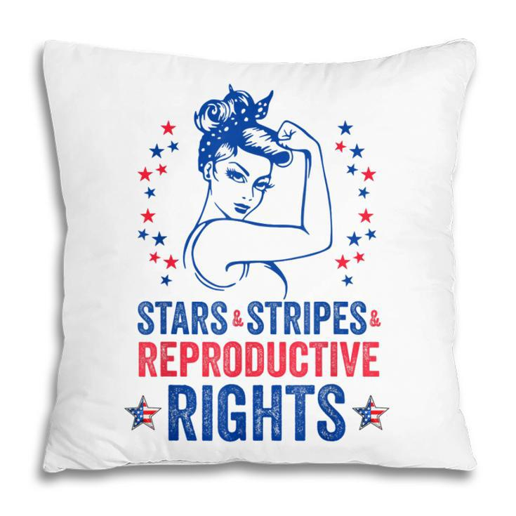 Patriotic 4Th Of July  Stars Stripes Reproductive Right  Pillow