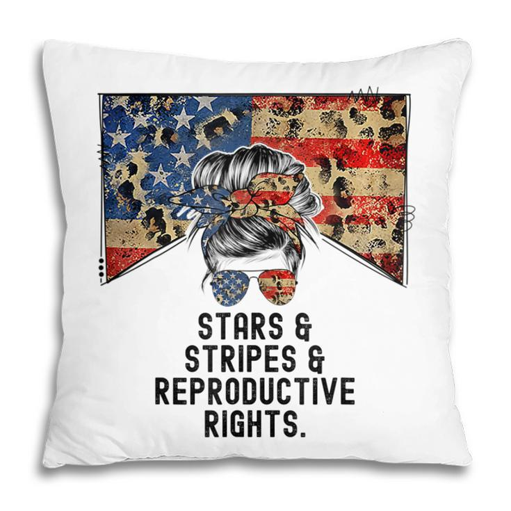 Pro Choice Feminist 4Th Of July - Stars Stripes Equal Rights  Pillow