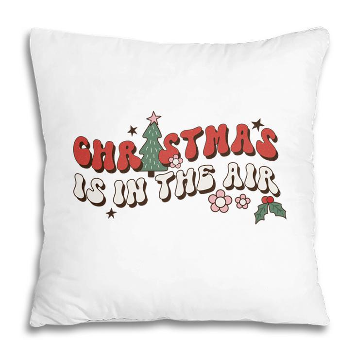 Retro Christmas Is In The Air Pillow