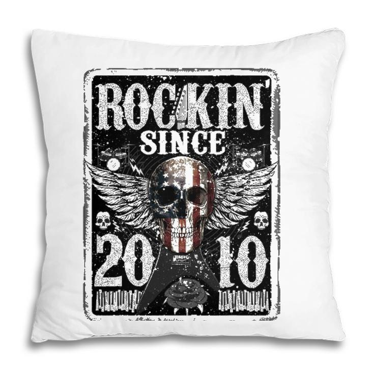Rockin Since 2010  12 Years Old 12Th Birthday Classic Pillow
