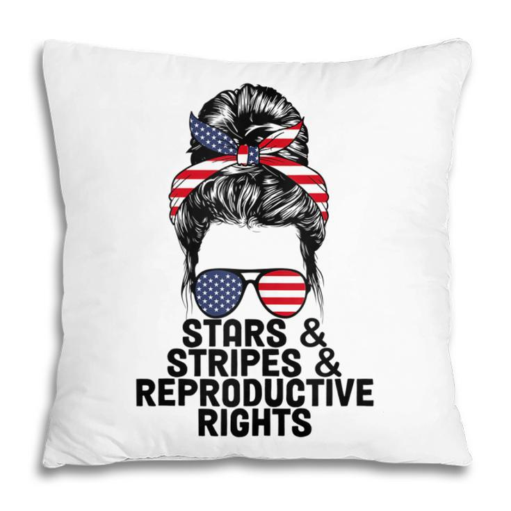 Stars Stripes Reproductive Rights Patriotic 4Th Of July  V14 Pillow