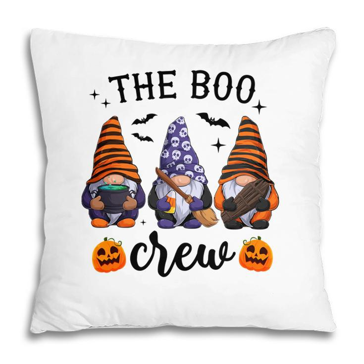 The Boo Crew Gnomes Halloween Pumpkins Pillow